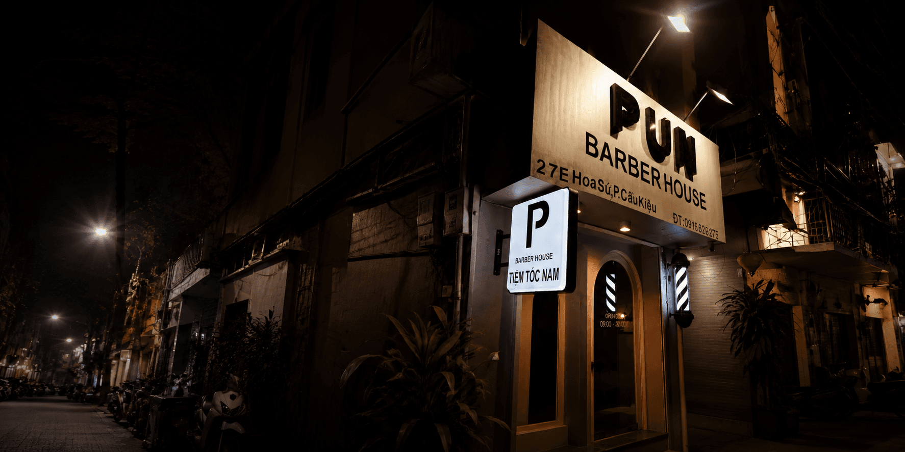 PUN Barber House banner